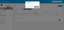 Personal Notes Management System Screenshot 2