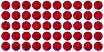300 3D Red Web Communication Icons Set  Screenshot 3