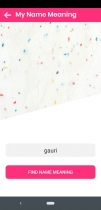 Name Meaning - Android Source Code Screenshot 2