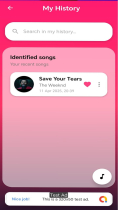 Vozify - Shazam Clone Android Source Code Screenshot 5
