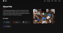 Modern Portfolio Template for Graphic Designer Screenshot 1