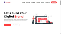 Modern Agency Portfolio HTML Template Screenshot 1